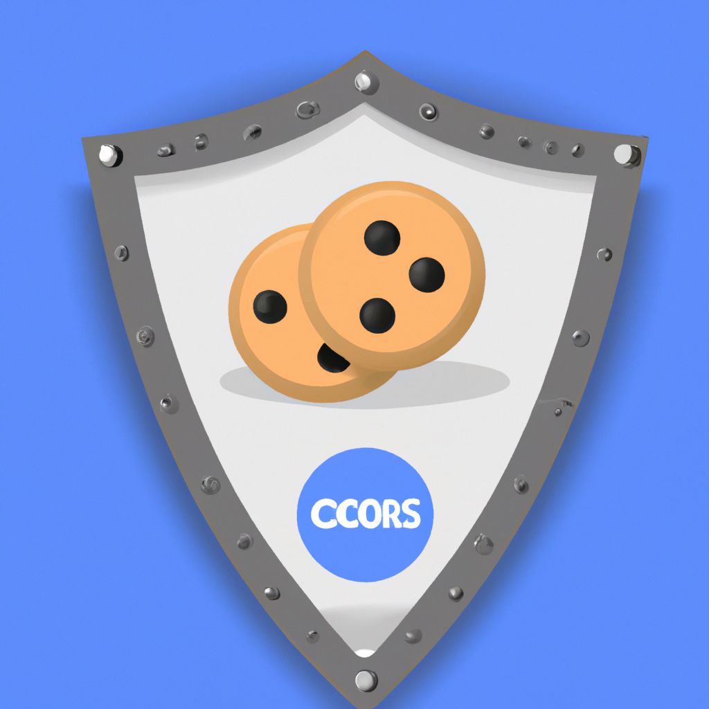 Графика: политика cookie с переключателями и щитом безопасности